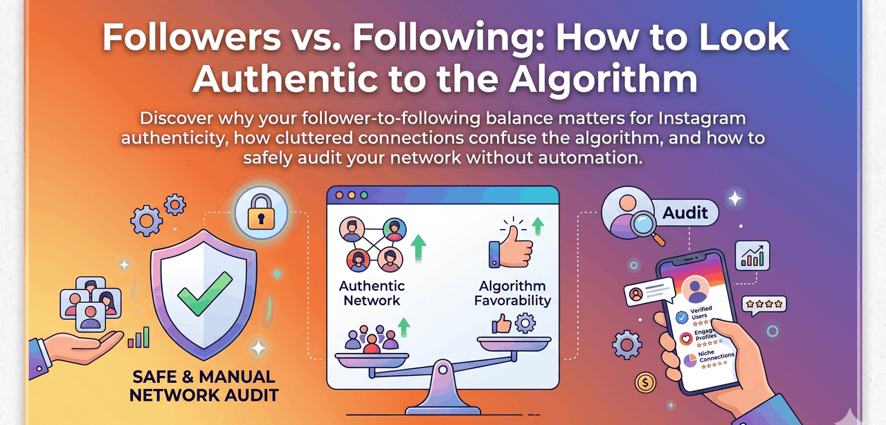 Followers vs. Following: How to Look Authentic to the Algorithm